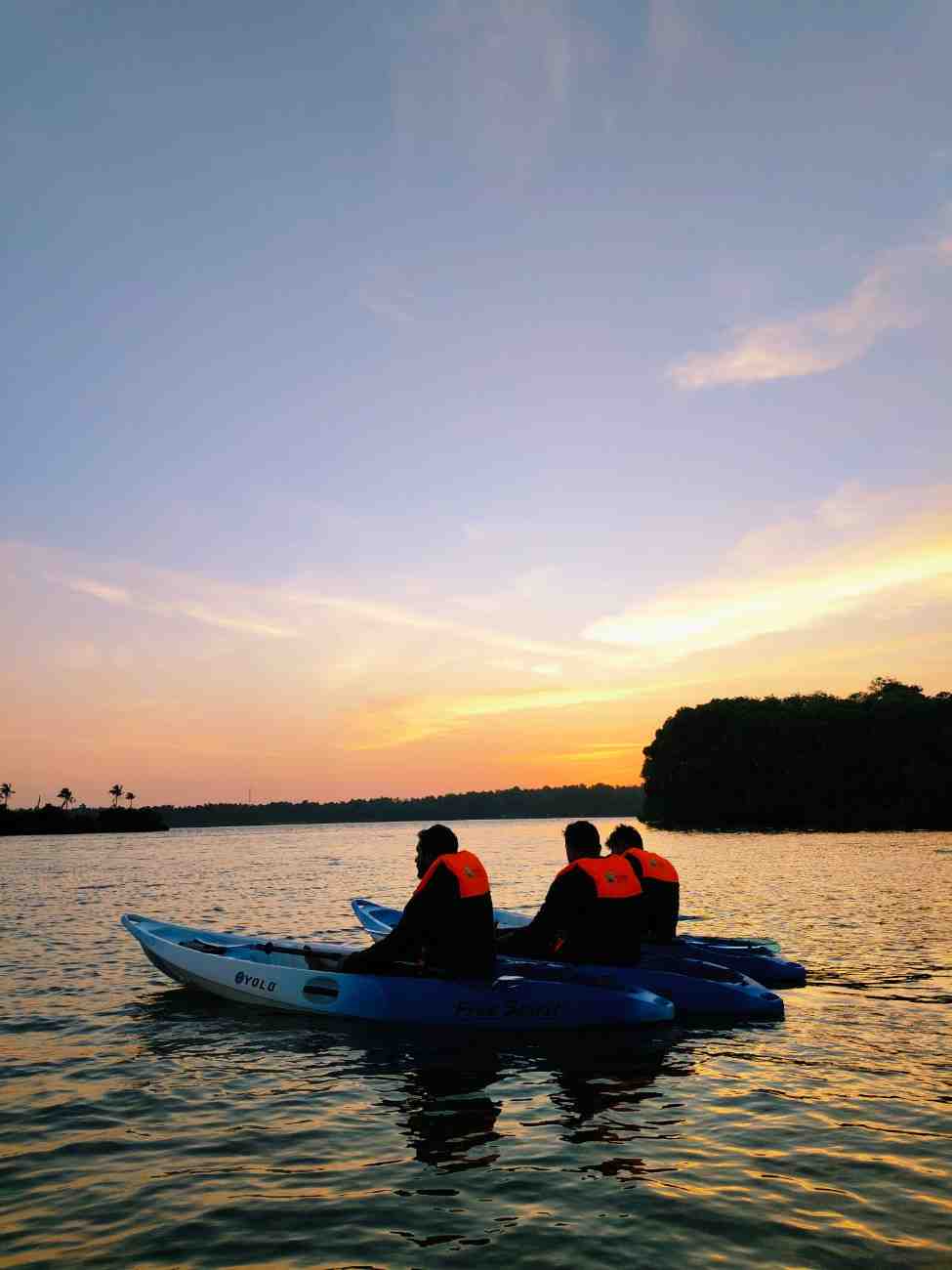 Family kayaking adventure