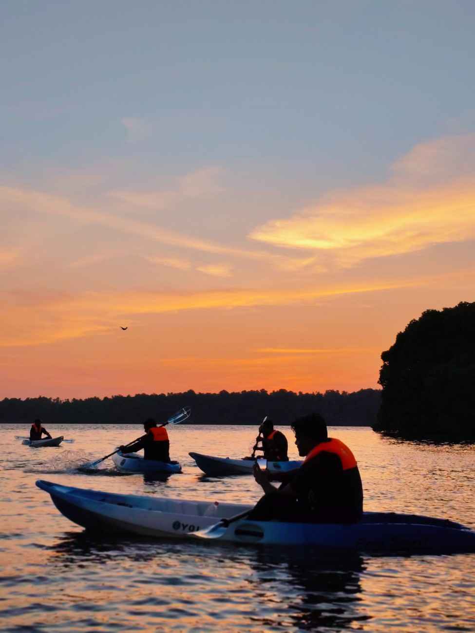 White water kayaking