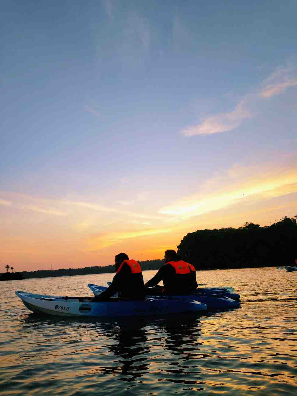 Sunset kayaking