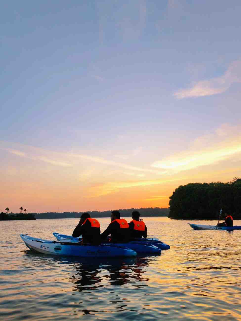 Family kayaking adventure