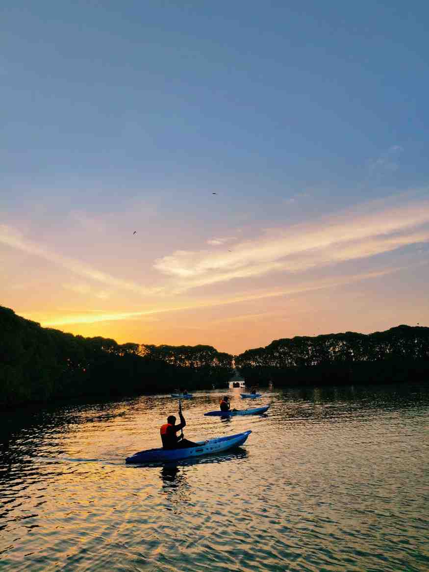 Scenic backwater views